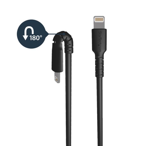 Cable USB-A a Lightning 2 m 180º