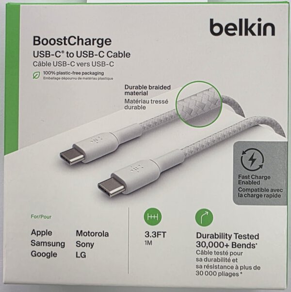 Cable Belkin USB-C USB-C 1M portada