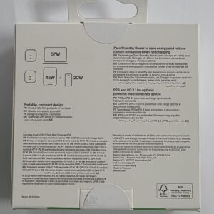 Cargador Belkin Dual 67W